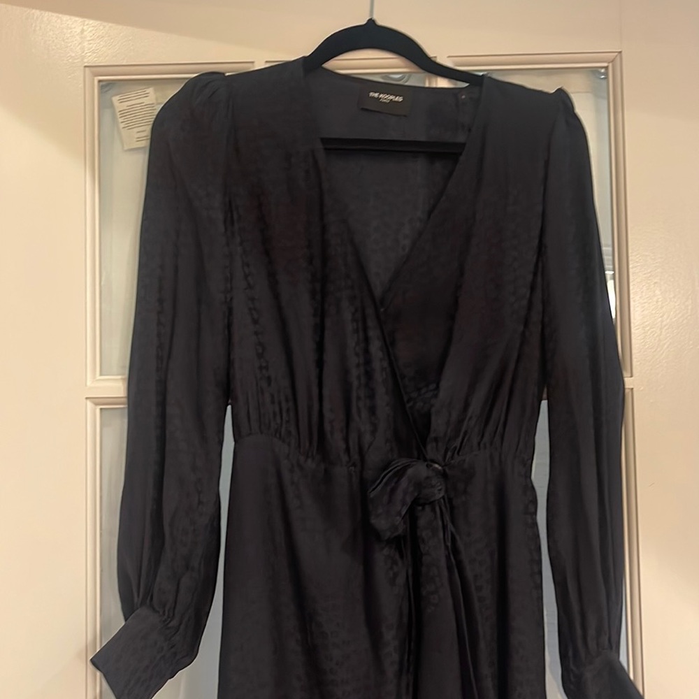 The Kooples Navy Wrap Dress size 1 (small) NWT